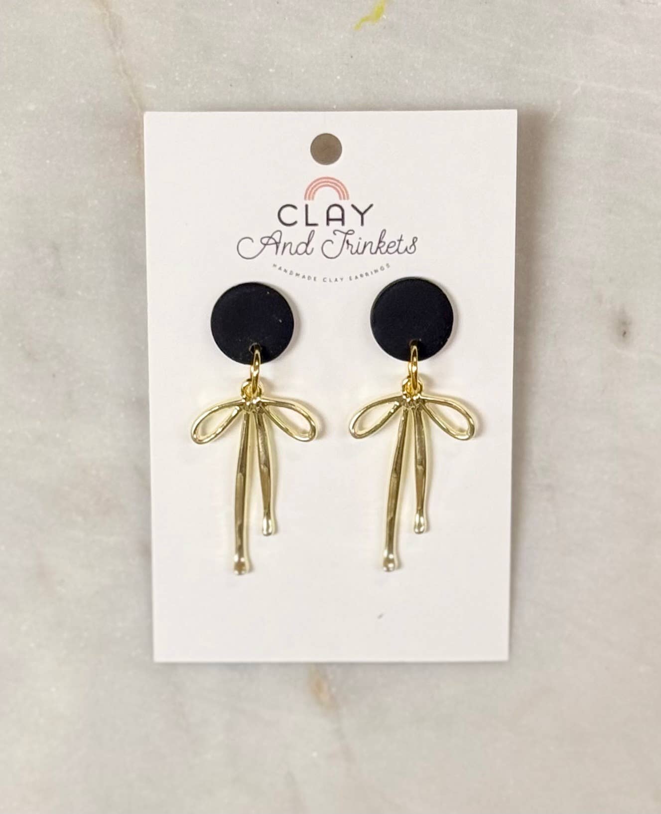 Bow Dangle Drop Earrings