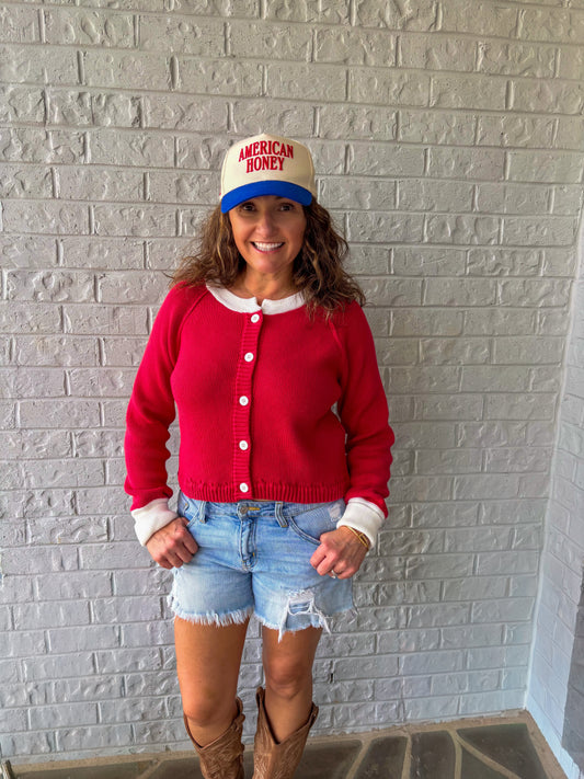 The Cherry Pie Cardi
