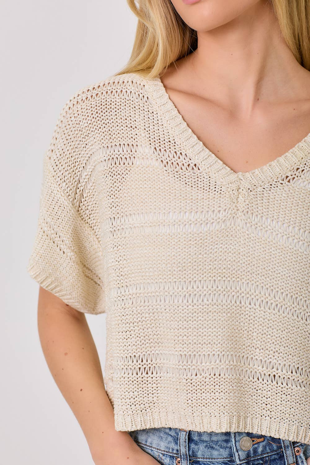 V-Neck Relaxed Sweater