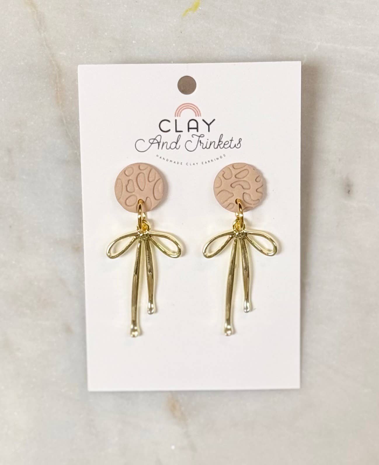 Bow Dangle Drop Earrings