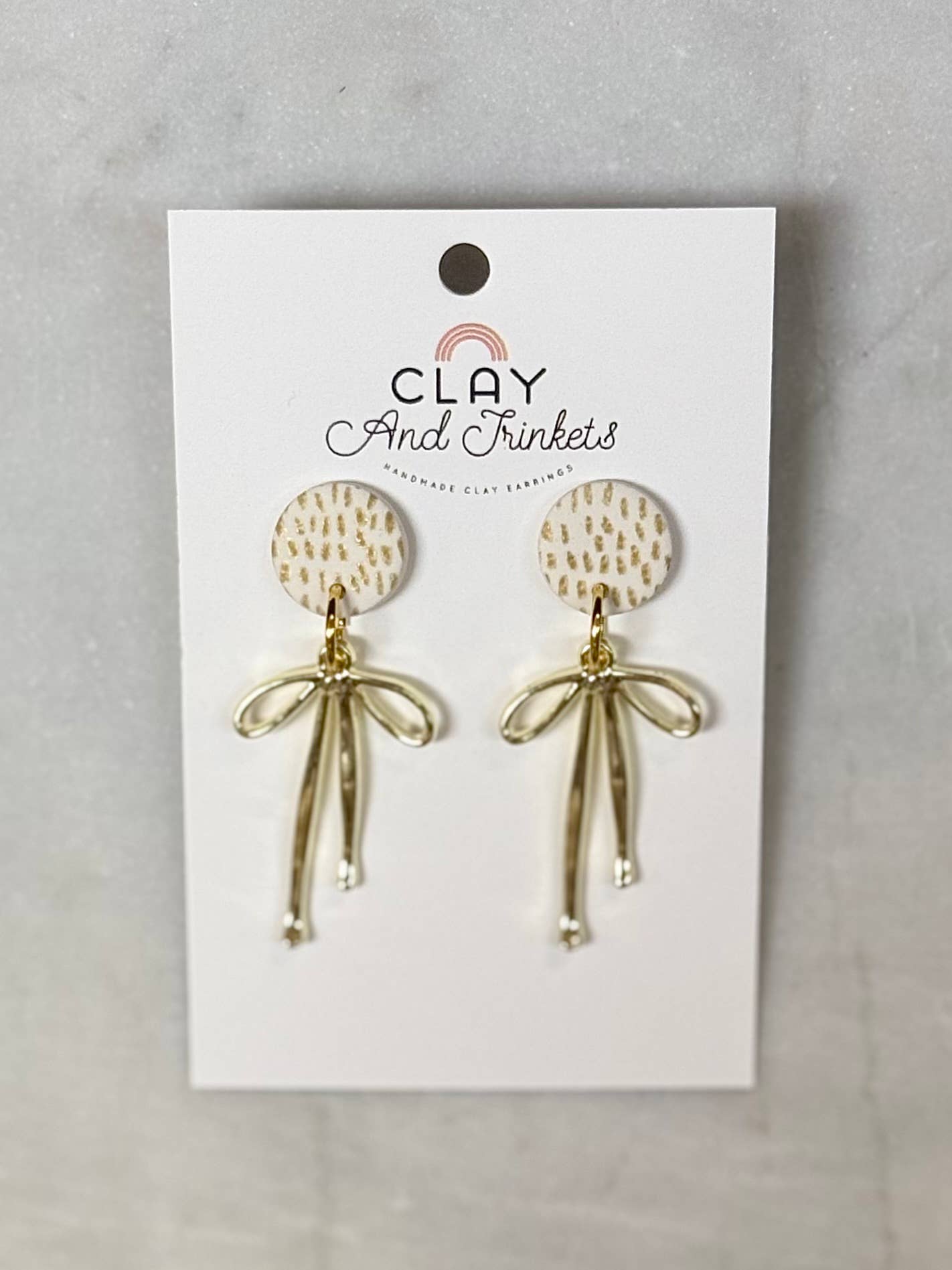 Bow Dangle Drop Earrings