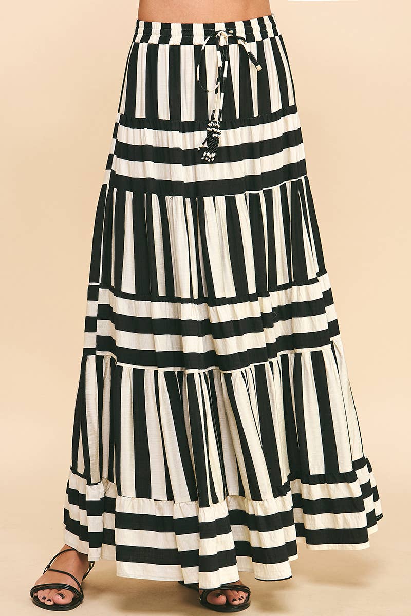 Fun Tiered Maxi Skirt