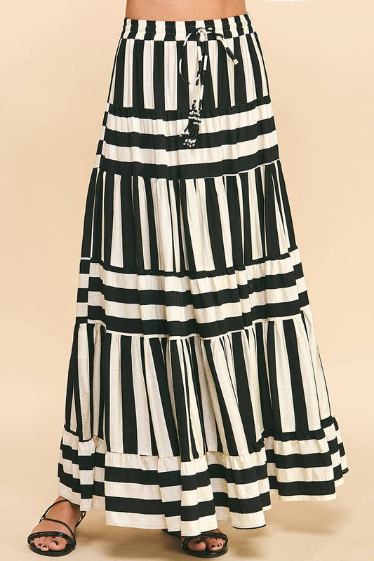 Fun Tiered Maxi Skirt