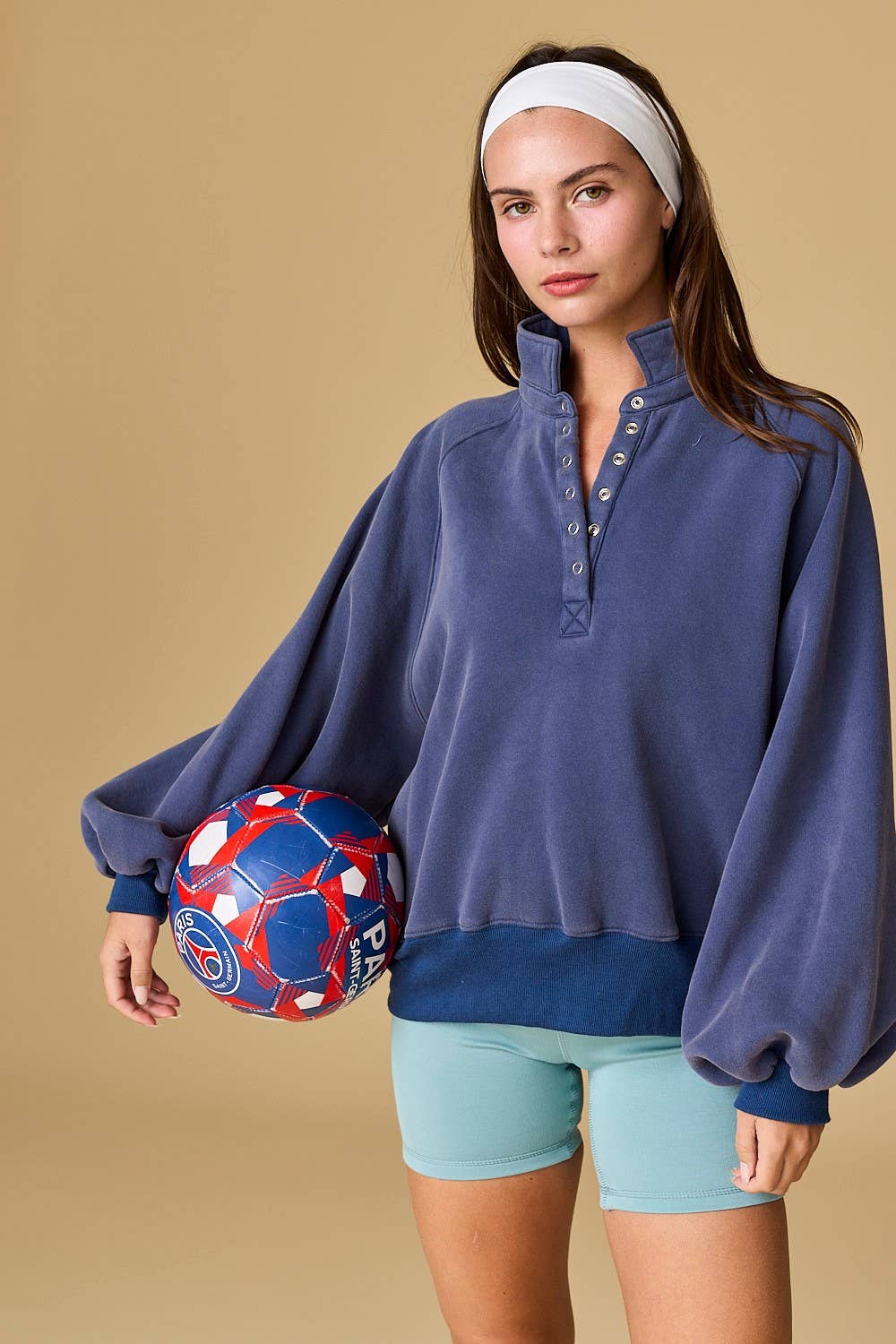 PT16060 - Piper Snap Button Collared Sweater