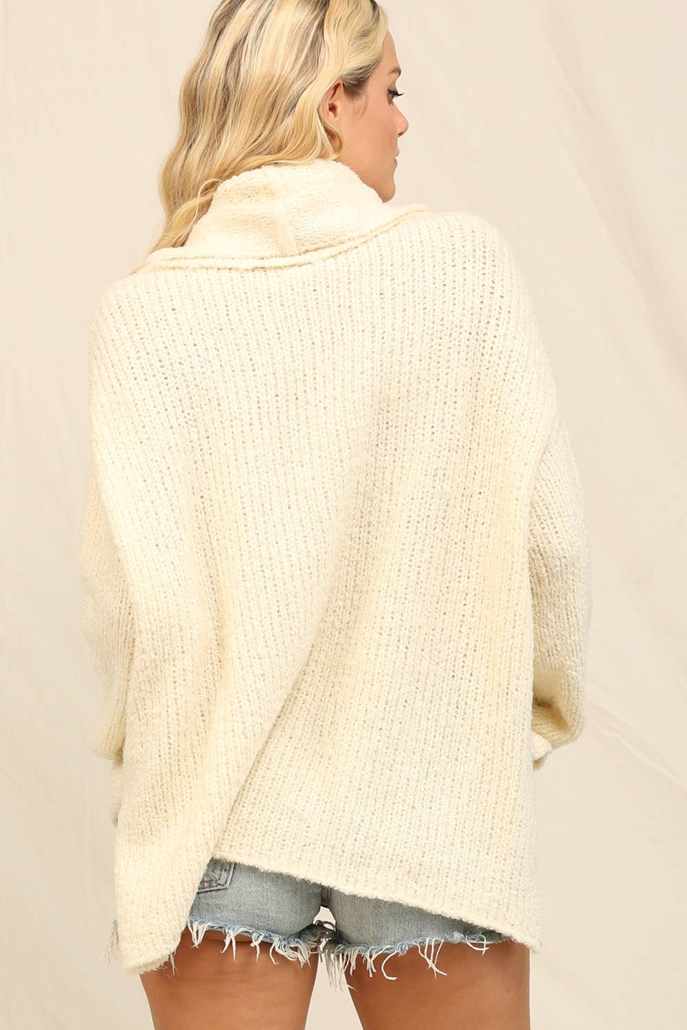 Soft And Slouchy, This Fuzzy Cowl-Neck Pullover