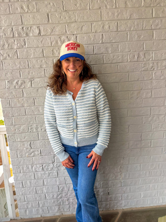 The Seaside Stripes Cardigan
