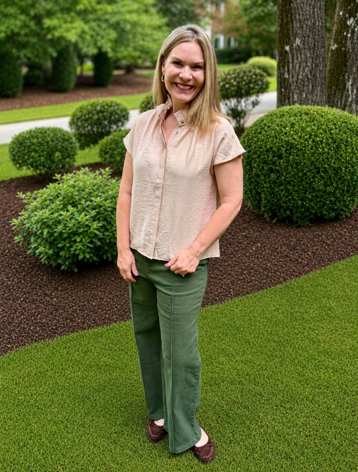 Forest Green Jeans Entro