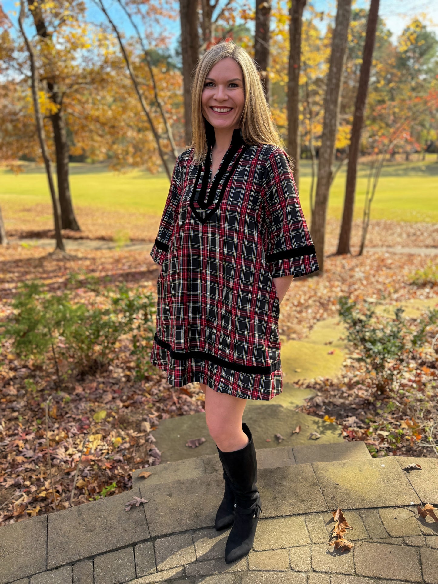 The Winterberry Plaid Dress