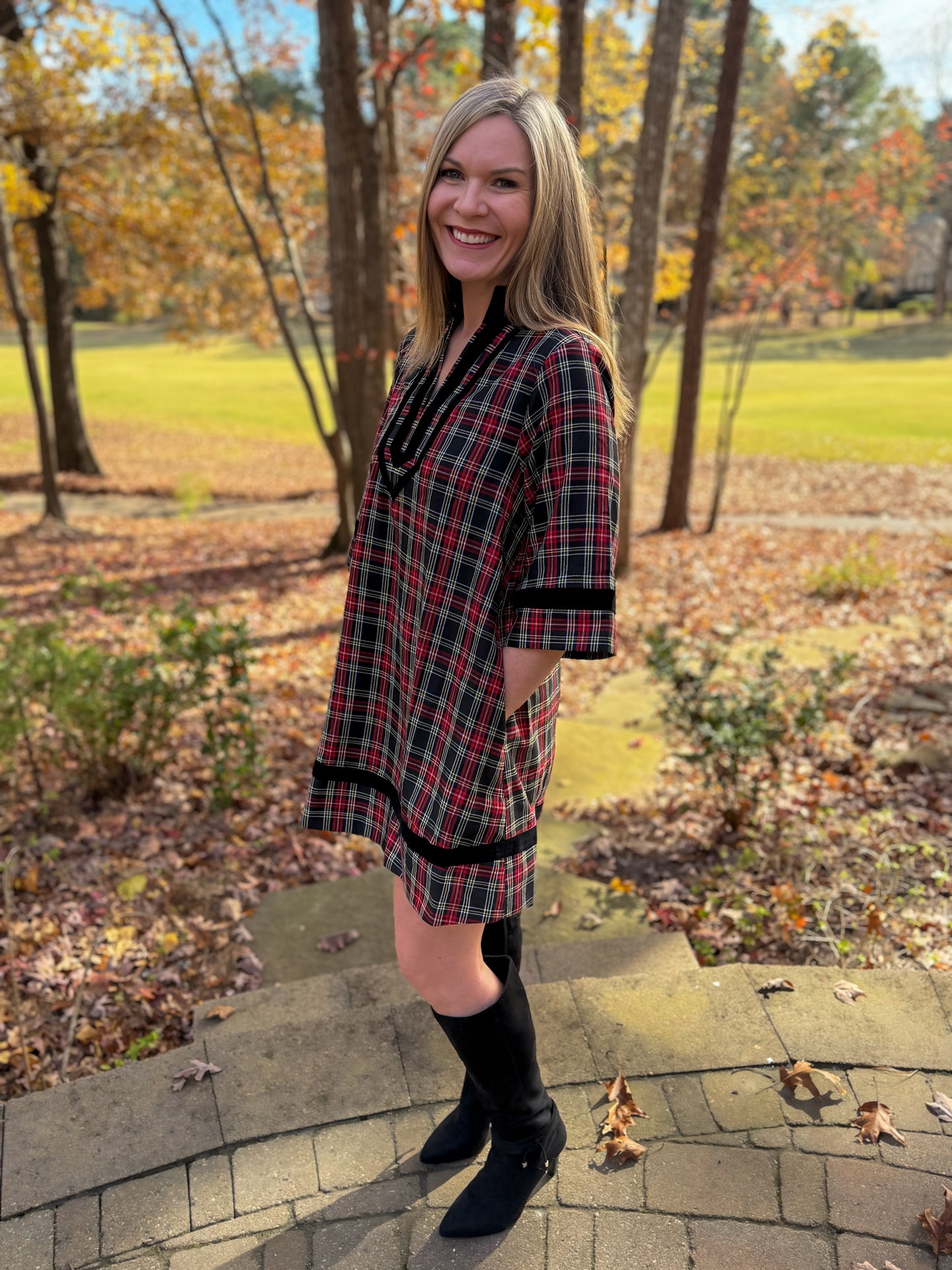 The Winterberry Plaid Dress