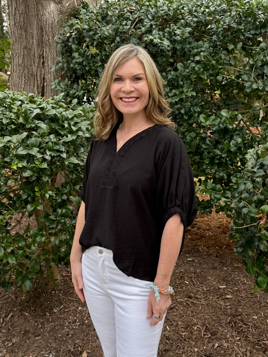 Harper Pleated Blouse