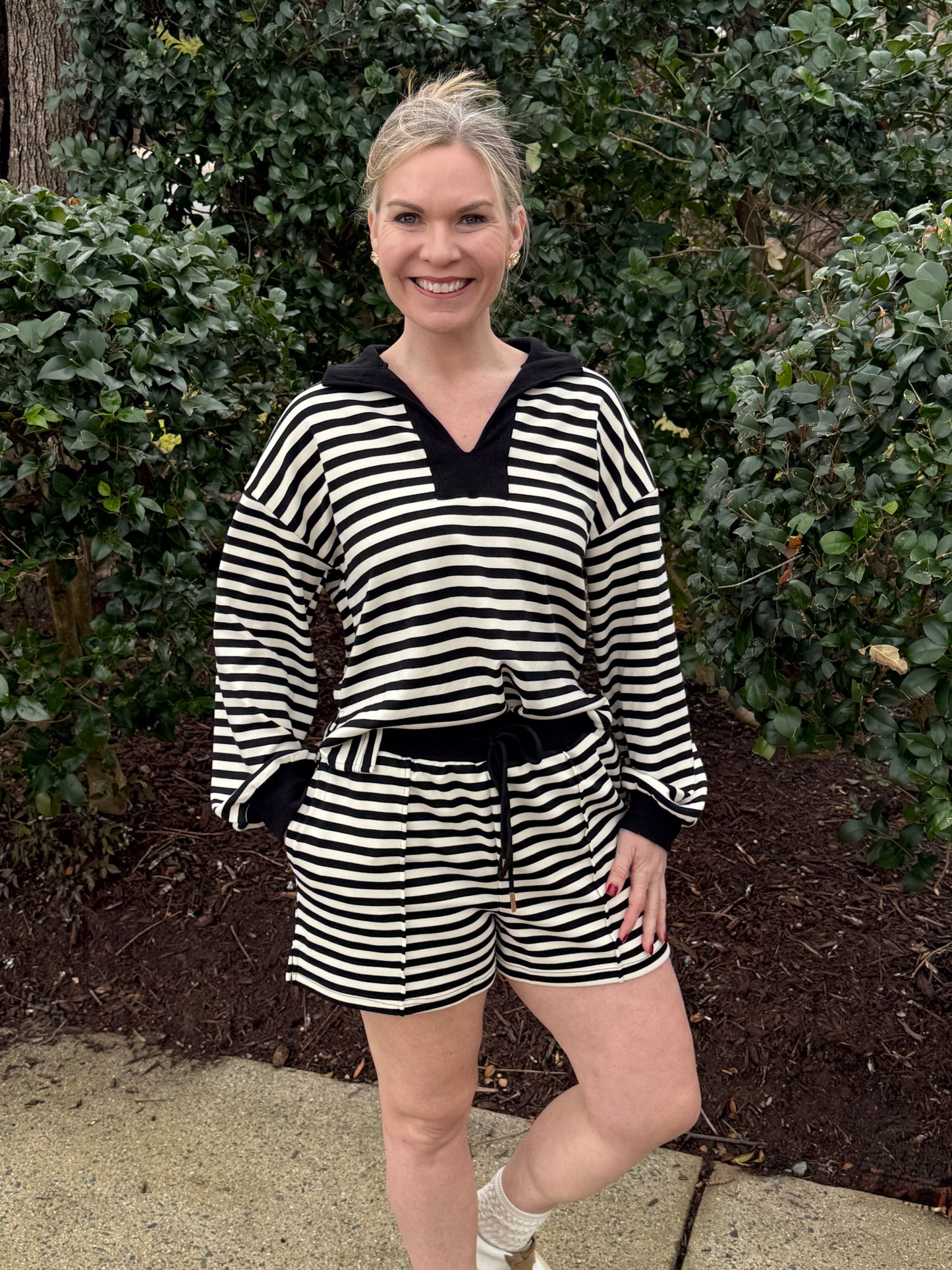 The Charleston Stripe Top