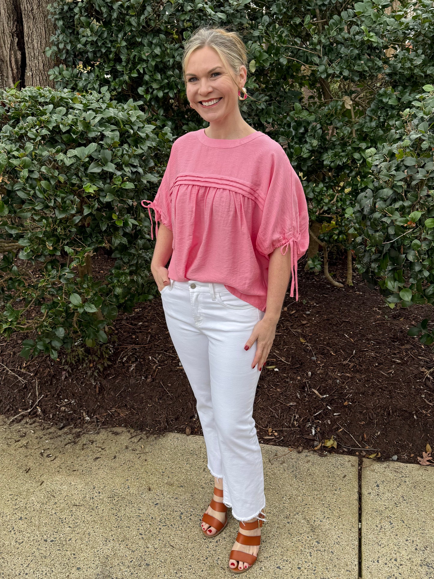 Clean Cut Cropped Flare Jeans