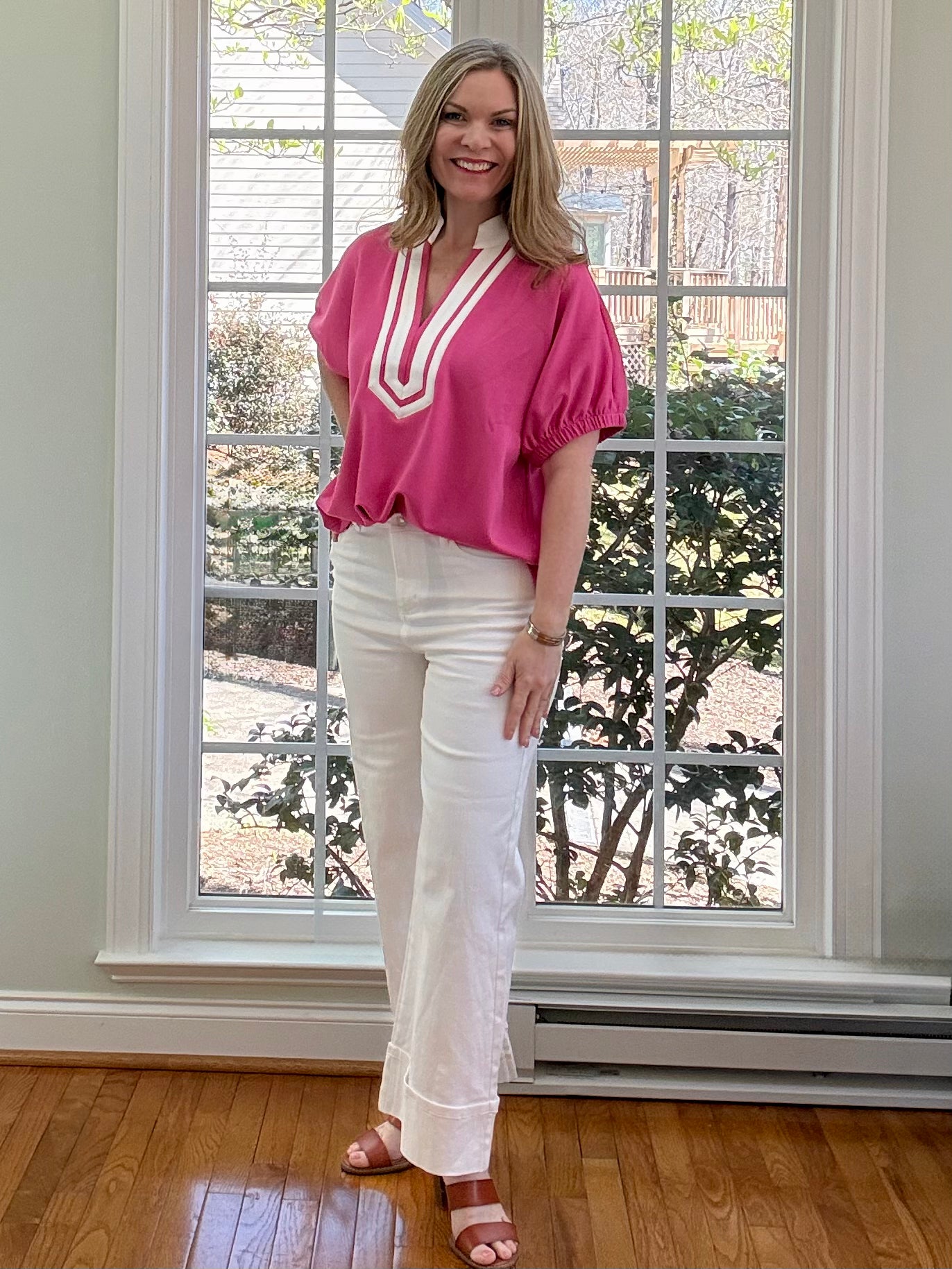 The Bright Side White Jeans
