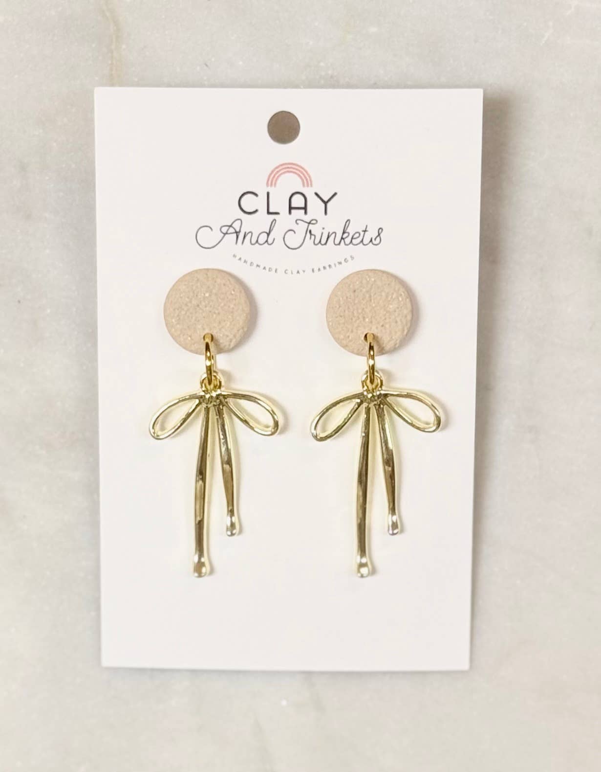 Bow Dangle Drop Earrings
