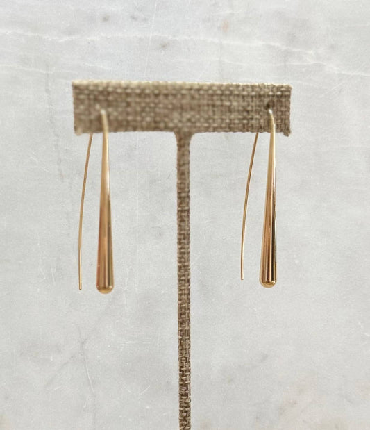Teardrop Bar Dangle Earrings